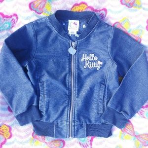 Jean Jacket zip-up size 4T